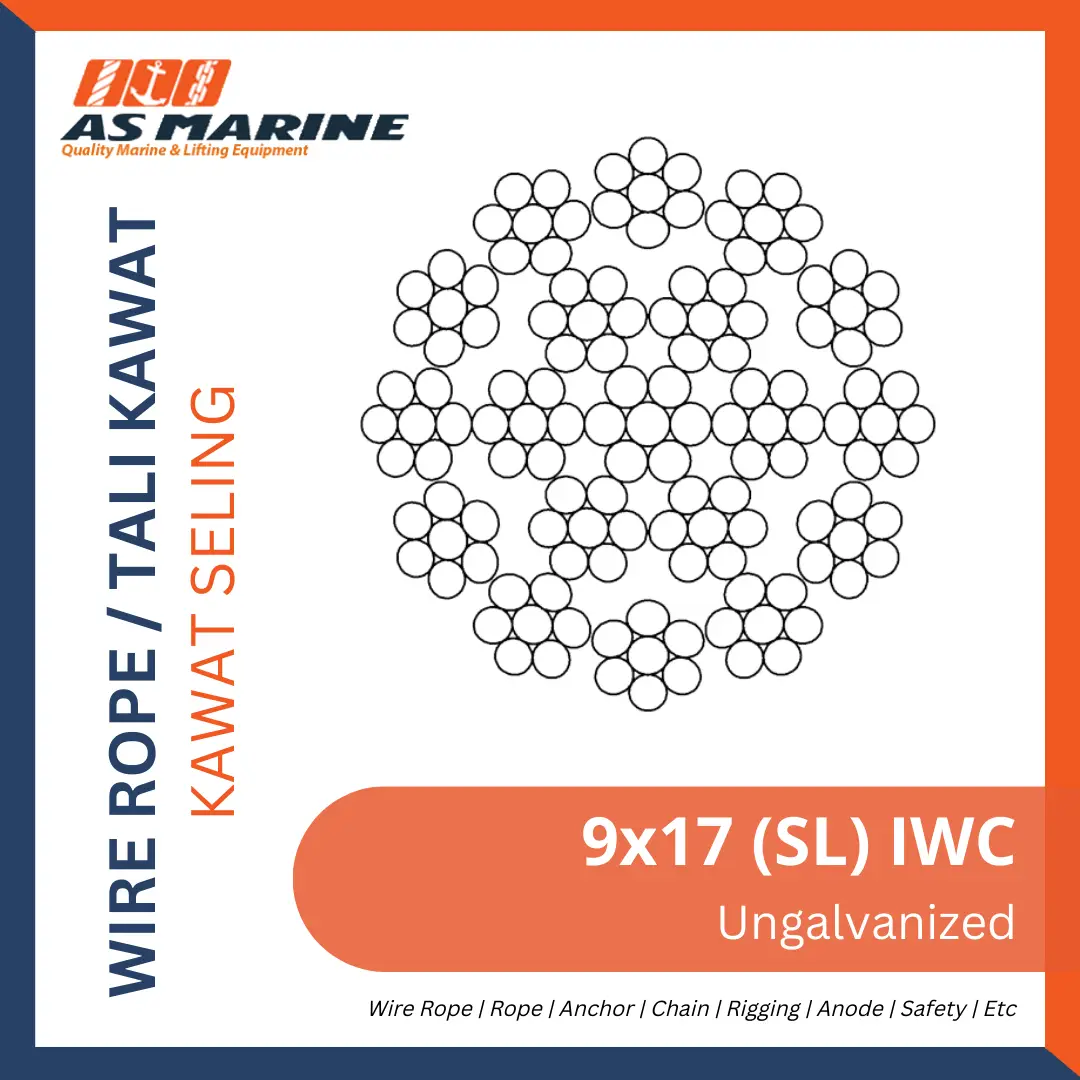 Wire Rope 9x17 (SL) IWC Ungalvanized